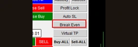 ปุ่ม Break Even · เลื่อน SL ทุน