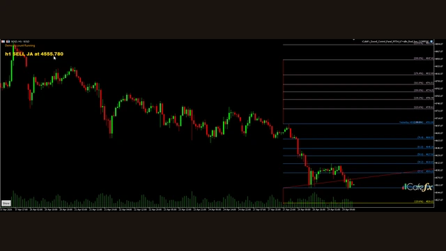 ปุ่ม Show Fibo · แสดง Fibonacci