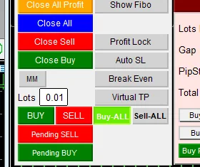 v4.67 · 2026-09 · สถานะปุ่ม Buy-ALL หลังกด ยังไม่มีไม้เพราะ Algo ปิด